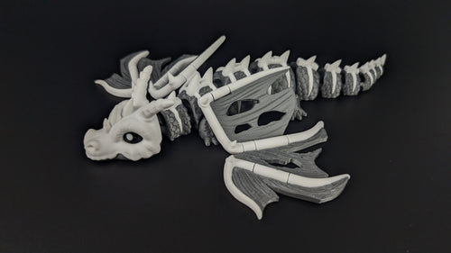 Elder Bone Dragon - Premium Articulated Flexi Dragon