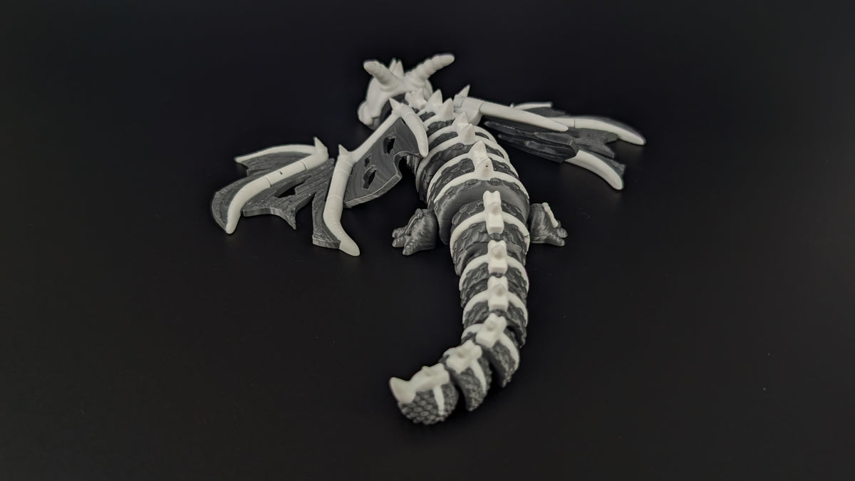 Elder Bone Dragon - Premium Articulated Flexi Dragon