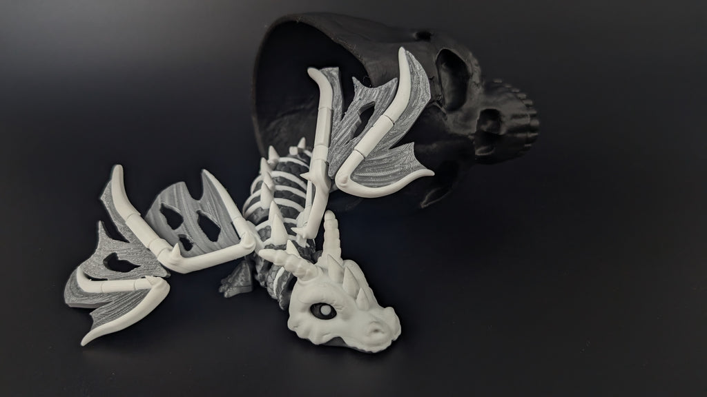 Elder Bone Dragon - Premium Articulated Flexi Dragon