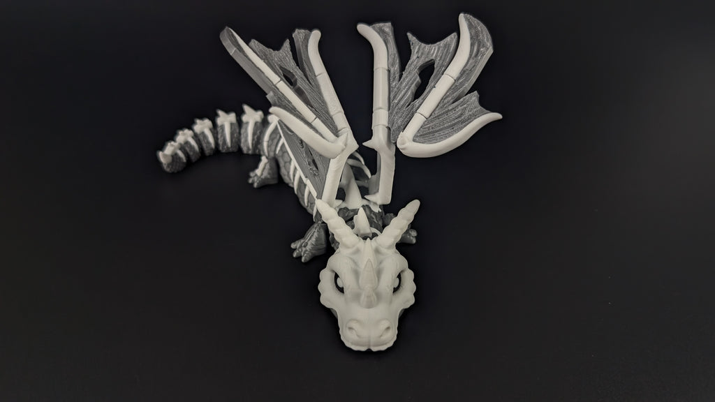 Elder Bone Dragon - Premium Articulated Flexi Dragon