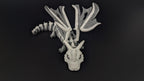 Elder Bone Dragon - Premium Articulated Flexi Dragon