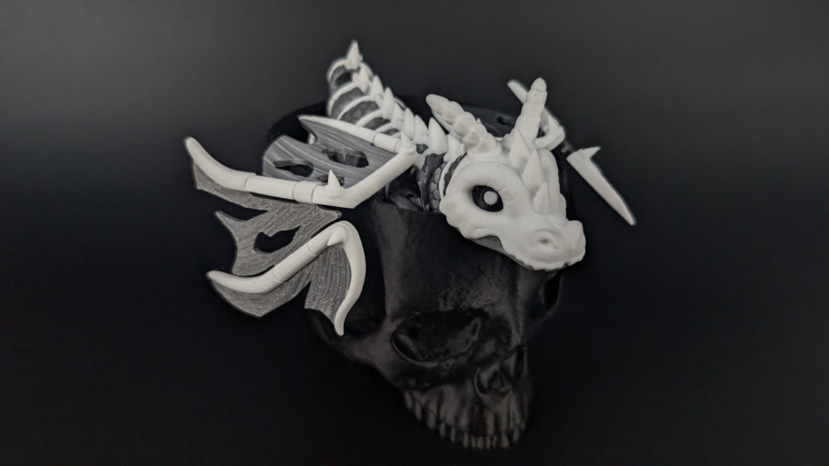 Elder Bone Dragon - Premium Articulated Flexi Dragon