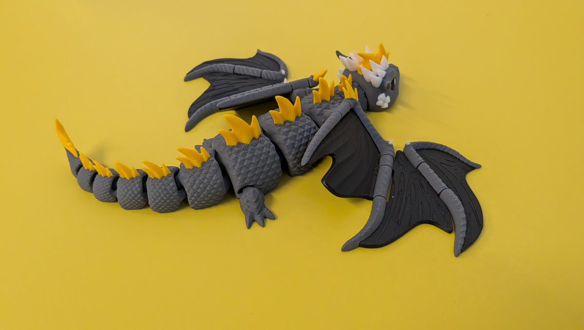 Elder Thunder Dragon - Premium Articulated Flexi Dragon