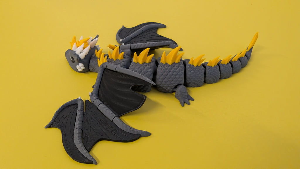 Elder Thunder Dragon - Premium Articulated Flexi Dragon