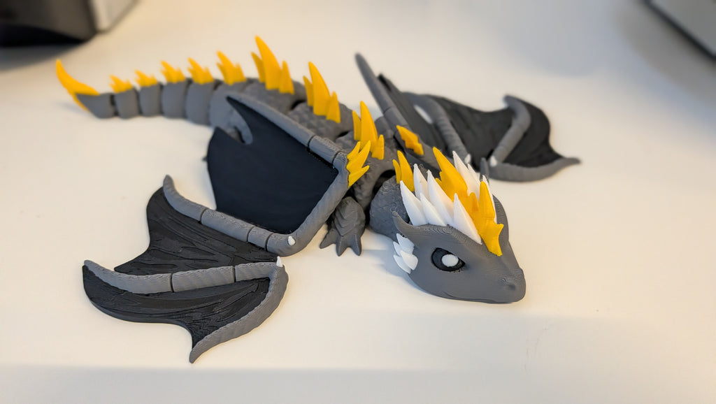 Elder Thunder Dragon - Premium Articulated Flexi Dragon