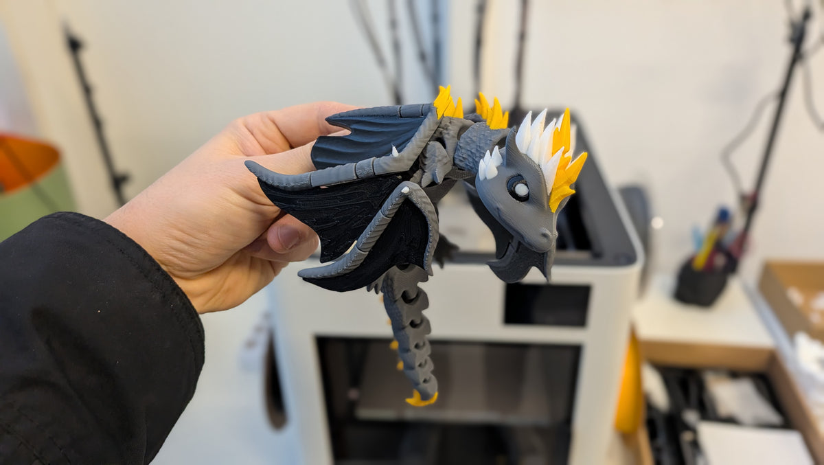 Elder Thunder Dragon - Premium Articulated Flexi Dragon