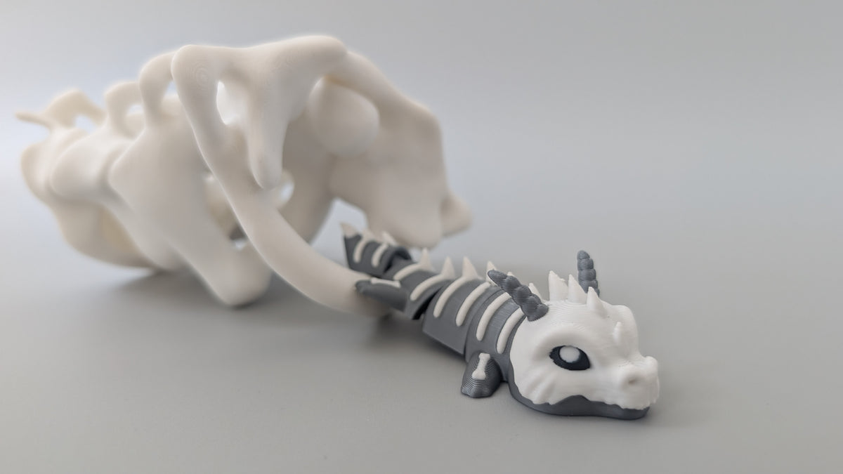 Bone Dragon - Premium Articulated Flexi Dragon