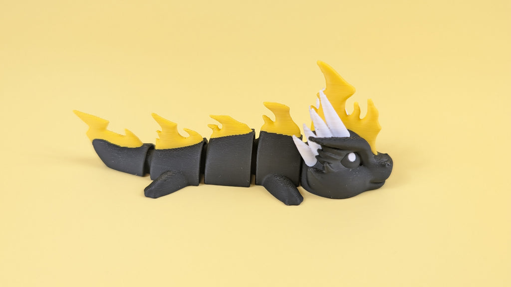 Tunder Dragon - Premium Articulated Flexi Dragon