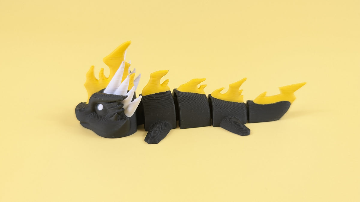 Tunder Dragon - Premium Articulated Flexi Dragon
