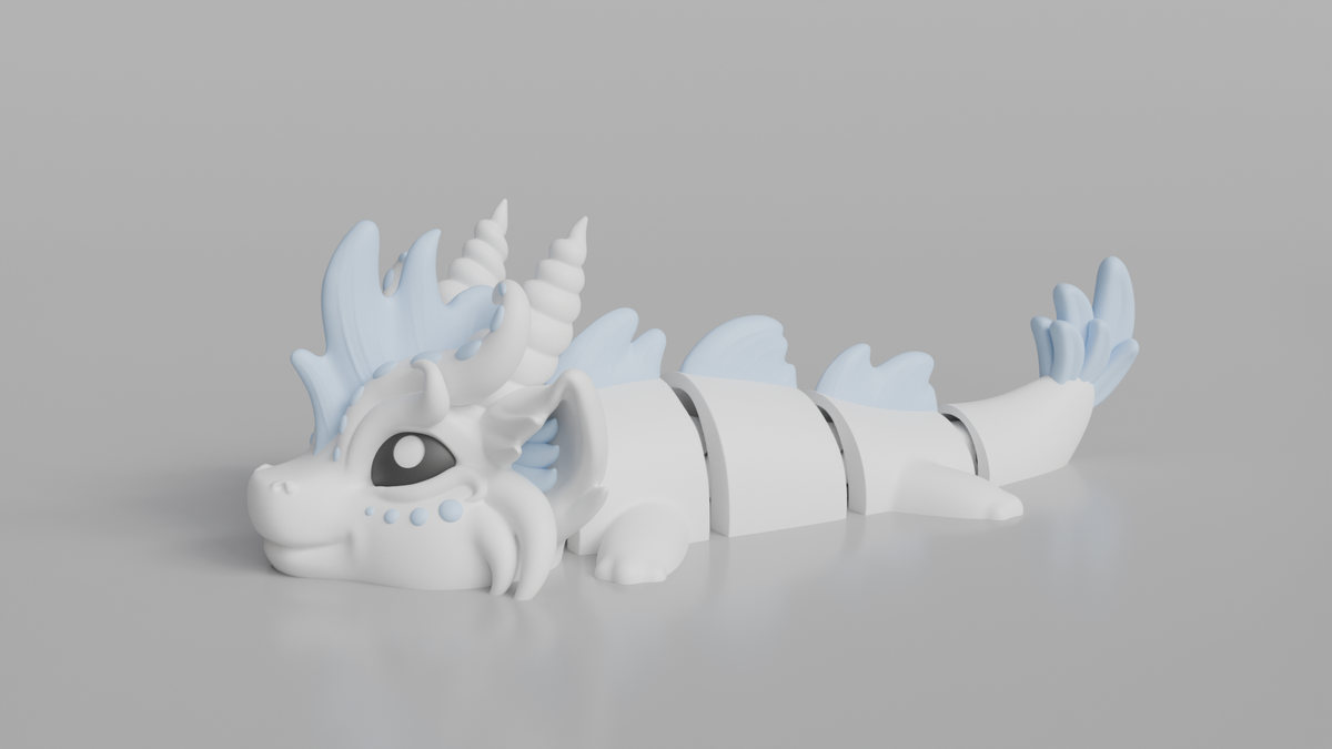 Wind Dragon - Premium Articulated Flexi Dragon